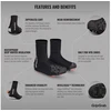 GripGrab antbačiai Arctic X Atsparus vandeniui Deep Winter MTB/CX M 40-41
