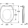 GROHE BAU CERAMIC, dangtis baltas