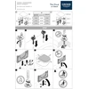 Grohe poda sēdriņķis ar vāku BauCeramic Slim, QR/SC, balts