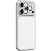 AmazingThing Lens Glass skirtas Apple iPhone 17 Pro / Pro Max with juodos spalvos Aluminum Frame