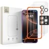 „Tech-Protect Easy Set+“ 3 grūdinto stiklo pakuotė, skirta „iPhone 16 Pro“ / „17 Pro“ – skaidri