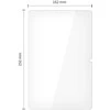 Tech-Protect Glass Fit+ 2-pack apsauginis stiklas skirta Samsung Galaxy Tab S11 11.0 – transparent