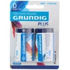Grundig D / R20 1,5 V 4100 mAh cinko baterijos, 2 vnt