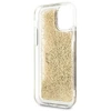 Guess GUHCN61LG4GGO Apple iPhone 11 6,1″ / Xr auksinis kietas dėklas 4G Big Liquid Glitter