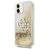Guess GUHCN61LG4GGO Apple iPhone 11 6,1″ / Xr auksinis kietas dėklas 4G Big Liquid Glitter