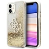 Guess GUHCN61LG4GGO Apple iPhone 11 6,1″ / Xr auksinis kietas dėklas 4G Big Liquid Glitter