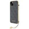 Guess GUHCP15MGF4GGR Apple iPhone 15 Plus / 14 Plus 6.7″ pilkas kietas dėklas 4G Charms Collection