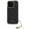 Guess GUHCP16XGF4GGR Apple iPhone 16 Pro Max 6.9″ juodos spalvos kietas dėklas 4G Charms Collection