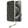 Guess GUHCP16MGF4GBR Apple iPhone 16 Plus 6.7″ rudos spalvos kietas dėklas 4G Charms Collection