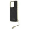Guess GUHCP16XGF4GGR Apple iPhone 16 Pro Max 6.9″ juodos spalvos kietas dėklas 4G Charms Collection