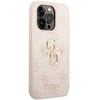 Dėklas GUESS GUHCP15L4L4GPIPI IPHONE 15 PRO 6.1 "Rožinis/Rožinis HARDCASE 4G BIG METAL LOGO
