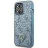 Dėklas GUESS GUHCP13LP4TPB IPHONE 13 PRO / 13 6.1 "Mėlynas / Mėlynas HARDCASE 4G TRIANGLE CARDSLOT LOGO