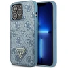 Dėklas GUESS GUHCP13LP4TPB IPHONE 13 PRO / 13 6.1 "Mėlynas / Mėlynas HARDCASE 4G TRIANGLE CARDSLOT LOGO