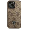 Dėklas GUESS GUHCP13LP4TPW IPHONE 13 PRO / 13 6.1 "BROWN / BROWN HARDCASE 4G TRIANGLE CARDSLOT LOGO