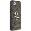 Guess 4G didelio logotipo iPhone 16e dėklas – rudas