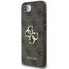 Guess 4G didelio logotipo iPhone 16e dėklas – rudas