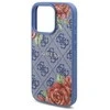 Guess GUHMP16XP4ROPEMCB Apple iPhone 16 Pro Max 6.9″ mėlynas kietas dėklas 4G Flowers Print MagSafe