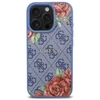 Guess GUHMP16XP4ROPEMCB Apple iPhone 16 Pro Max 6.9″ mėlynas kietas dėklas 4G Flowers Print MagSafe