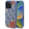 Guess GUHMP16XP4ROPEMCB Apple iPhone 16 Pro Max 6.9″ mėlynas kietas dėklas 4G Flowers Print MagSafe