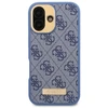 Guess GUHMP16MU4GPRB Apple iPhone 16 Plus 6.7″ mėlynas kietas dėklas 4G Logo Plate MagSafe
