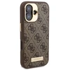 Guess 4G Logo Plate MagSafe Apple iPhone 16 Case – dėklas telefonui rudos spalvos
