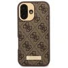 Guess 4G Logo Plate MagSafe Apple iPhone 16 Case – dėklas telefonui rudos spalvos