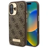 Guess 4G Logo Plate MagSafe Apple iPhone 16 Plus Case – dėklas telefonui rudos spalvos