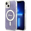 GUESS GUHMP14SH4STU IPHONE 14/15/13 6.1" VIOLETINIS / VIOLETINIS KIETAS DĖKLAS 4G MAGSAFE