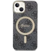 Guess GUHMP15MH4STK Apple iPhone 15 Plus/ 14 Plus 6.7″ juodos spalvos kietas dėklas 4G MagSafe