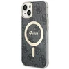 Guess GUHMP15MH4STK Apple iPhone 15 Plus/ 14 Plus 6.7″ juodos spalvos kietas dėklas 4G MagSafe