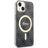 Guess GUHMP15MH4STK Apple iPhone 15 Plus/ 14 Plus 6.7″ juodos spalvos kietas dėklas 4G MagSafe