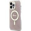 Guess GUHMP14XH4STP Apple iPhone 14 Pro Max 6.7″ rožinės spalvos kietas dėklas 4G MagSafe