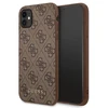 Guess GUHCN61G4GFBR Apple iPhone 11 6,1″ rudos spalvos kietas dėklas 4G Metal Gold Logo