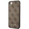Guess GUHCI8G4GFBR Apple iPhone SE 2022 / 2020/ 7 / 8rudos spalvos kietas dėklas 4G Metal Gold Logo