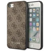 Guess GUHCI8G4GFBR Apple iPhone SE 2022 / 2020/ 7 / 8rudos spalvos kietas dėklas 4G Metal Gold Logo
