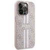 Guess GUHMP15LP4RPSP Apple iPhone 15 Pro 6.1″ rožinės spalvos kietas dėklas 4G Printed Stripes MagSafe