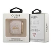 Guess GUA24GSMP AirPods dėklas rožinės spalvos 4G Script Metal Collection