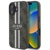 Guess GUHMP16MP4RPSW Apple iPhone 16 Plus 6.7″ rudos spalvos kietas dėklas 4G Printed Stripes MagSafe