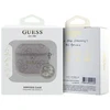 Guess 4G Script PC/PU Charm dėklas skirtas AirPods 4 rožinės spalvos
