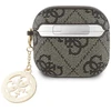 Guess 4G Strass Charm dėklas, skirtas AirPods 4 – Ruda
