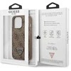 Guess 4G Triangle Logo Cardslot dėklas iPhone 13 Pro / 13 - rudas