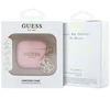 Guess AirPods 4 dėklas, silikoninis, 4G Charm - rožinis