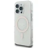 Guess GUHMP16LH4DTEH Apple iPhone 16 Pro 6.3″ baltos spalvos kietas dėklas IML 4G Background MagSafe