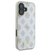 Guess GUHMP16SPGPYSH Apple iPhone 16 6.1″ baltos spalvos kietas dėklas Peony Script Logo MagSafe