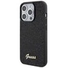 Guess Disco Metal Script dėklas iPhone 15 Pro - juodas