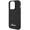 Guess Disco Metal Script dėklas iPhone 15 Pro - juodas