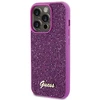 Guess GUHCP15LPMSDGSF iPhone 15 Pro 6.1" fuksja / fuschia kietas dėklas Disco Metal Script