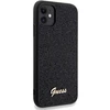 Guess GUHCN61PMSDGSK Apple iPhone 11 / Xr 6.1″ juodos spalvos kietas dėklas Disco Metal Script