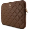 Guess Dėklas kompiuteriui GUCS14ZPSQSSGW 14″ rudos spalvos Quilted 4G