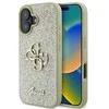 Guess Fixed Glitter Big 4G dėklas iPhone 16 Plus“ auksinis
